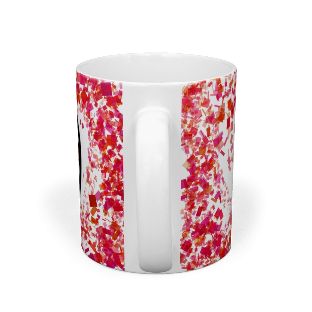 【黒ねこ】【白ねこ】ガーネットマグカップ