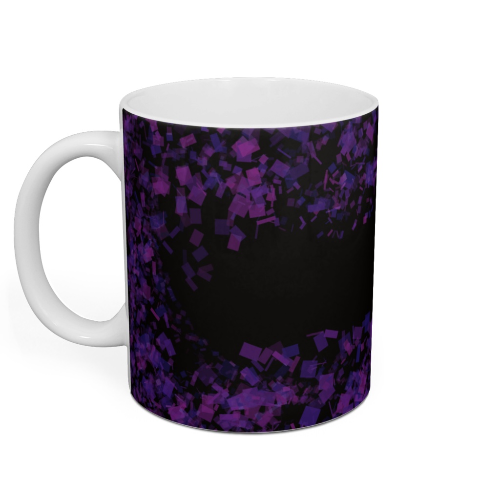 【黒ねこ】【白ねこ】アメジストマグカップ