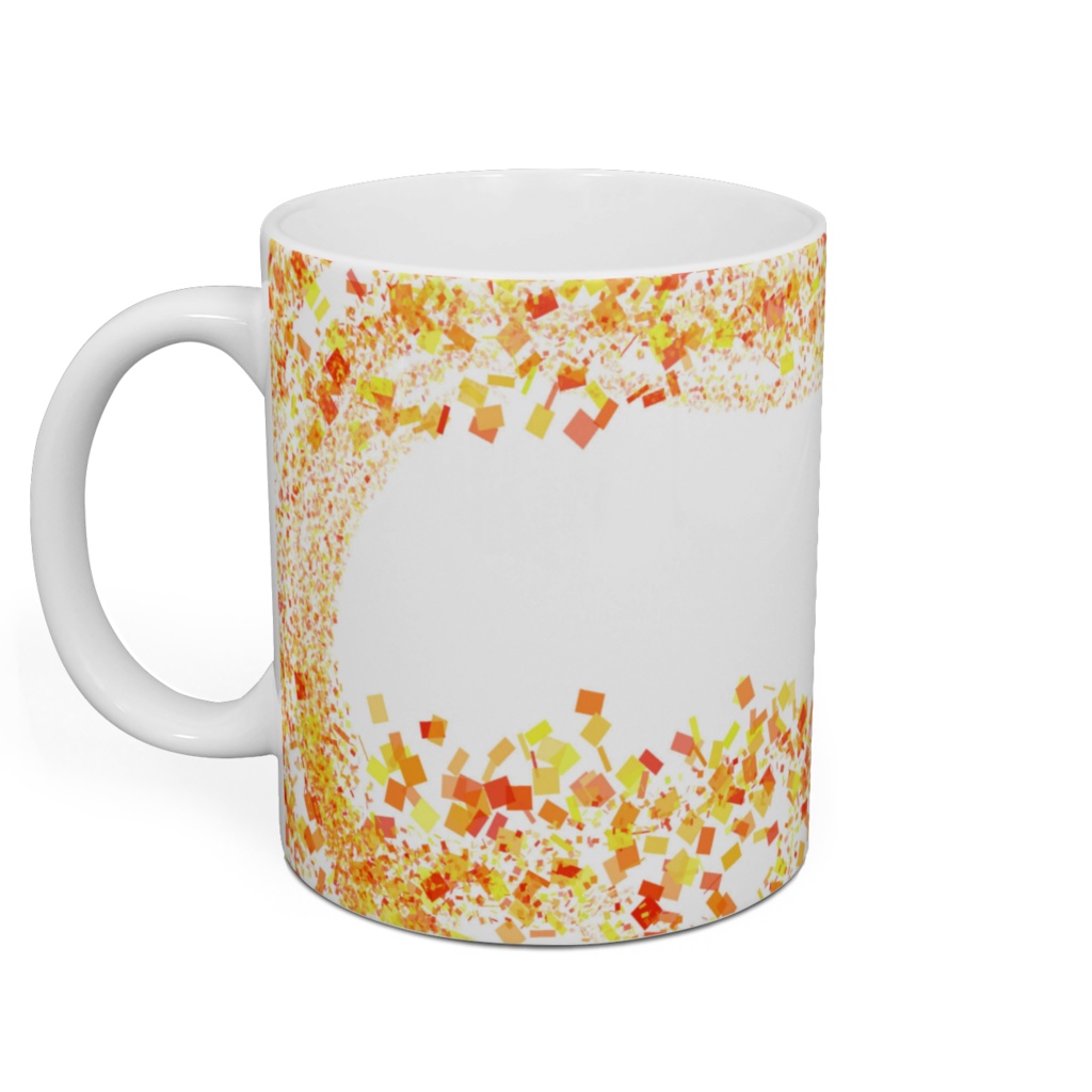 【黒ねこ】【白ねこ】イエローダイアモンドマグカップ