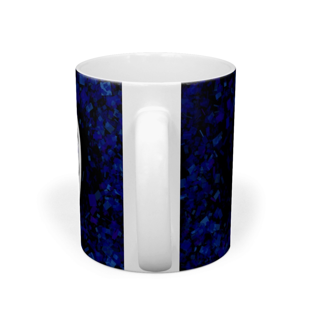 【黒ねこ】【白ねこ】ブルートパーズマグカップ