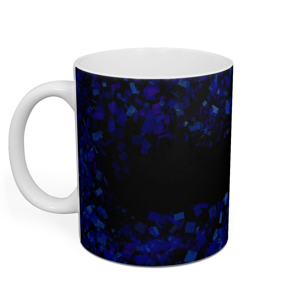 【黒ねこ】【白ねこ】ブルートパーズマグカップ
