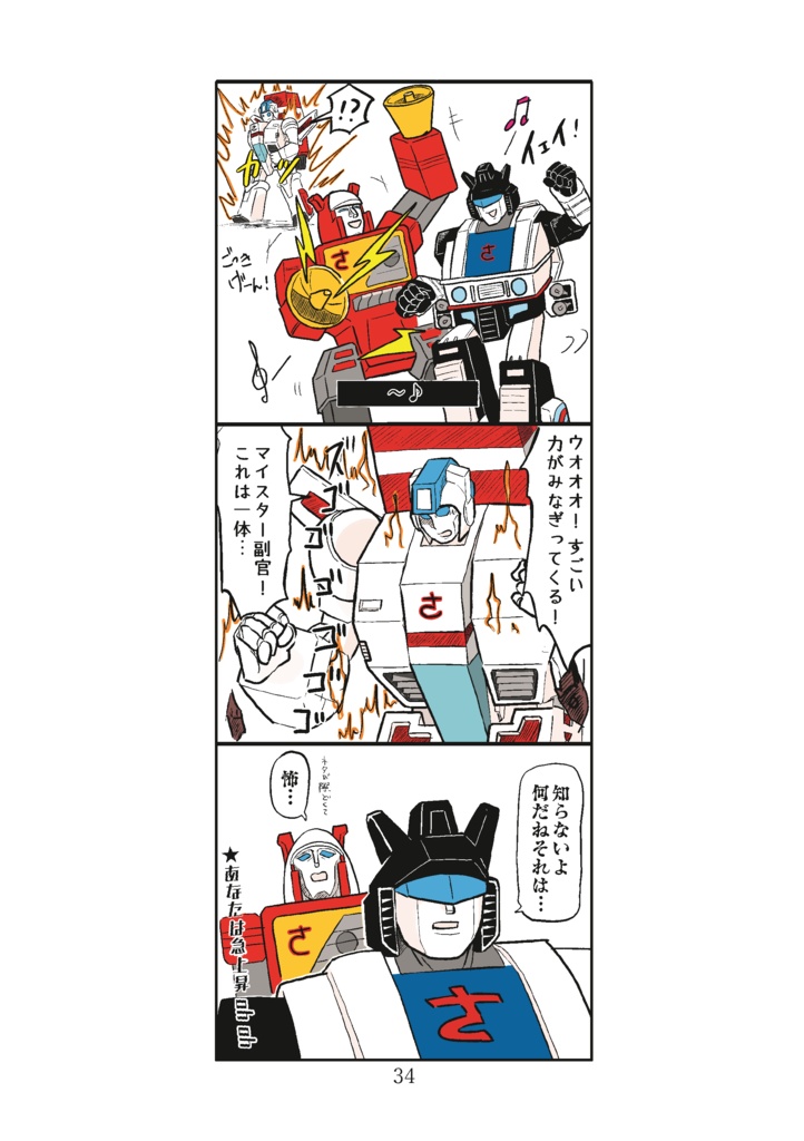 【完売】初代TFオールキャラギャグ漫画&小説 Web再録本2022