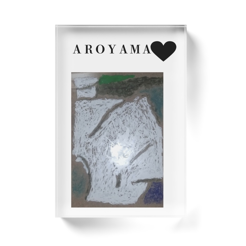 アロヤマちゃんの脇見せセクシーアクリルキューブ