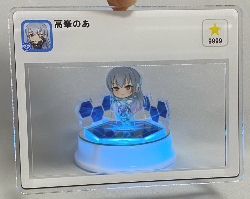 デレぽ風アクリルキーホルダー(高峯のあver)【受注生産:2/28まで】アイドルマスター シンデレラガールズ