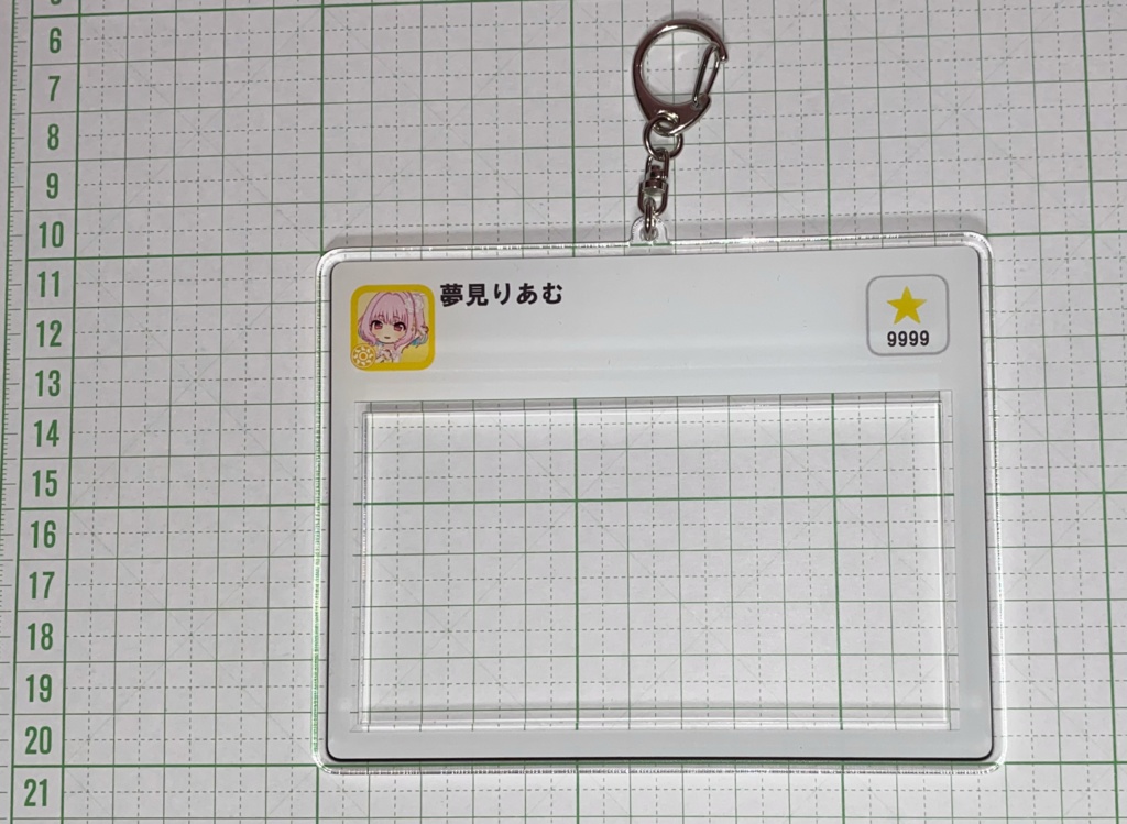 デレぽ風アクリルキーホルダー(夢見りあむver)【受注生産:2/28まで】アイドルマスター シンデレラガールズ