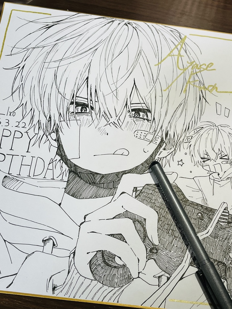 【誕生日BIC色紙】綾瀬久遠