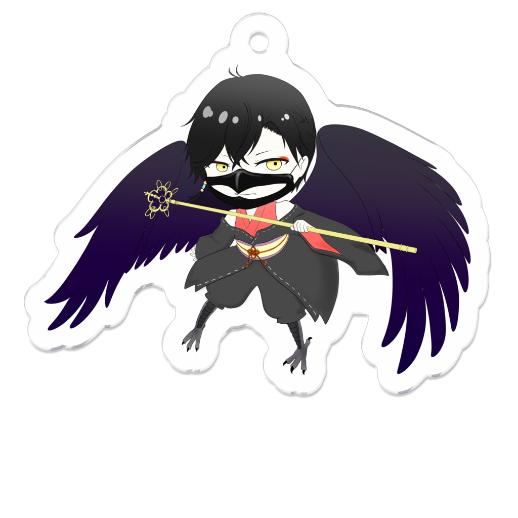 オリジナル妖怪(烏天狗)アクキー