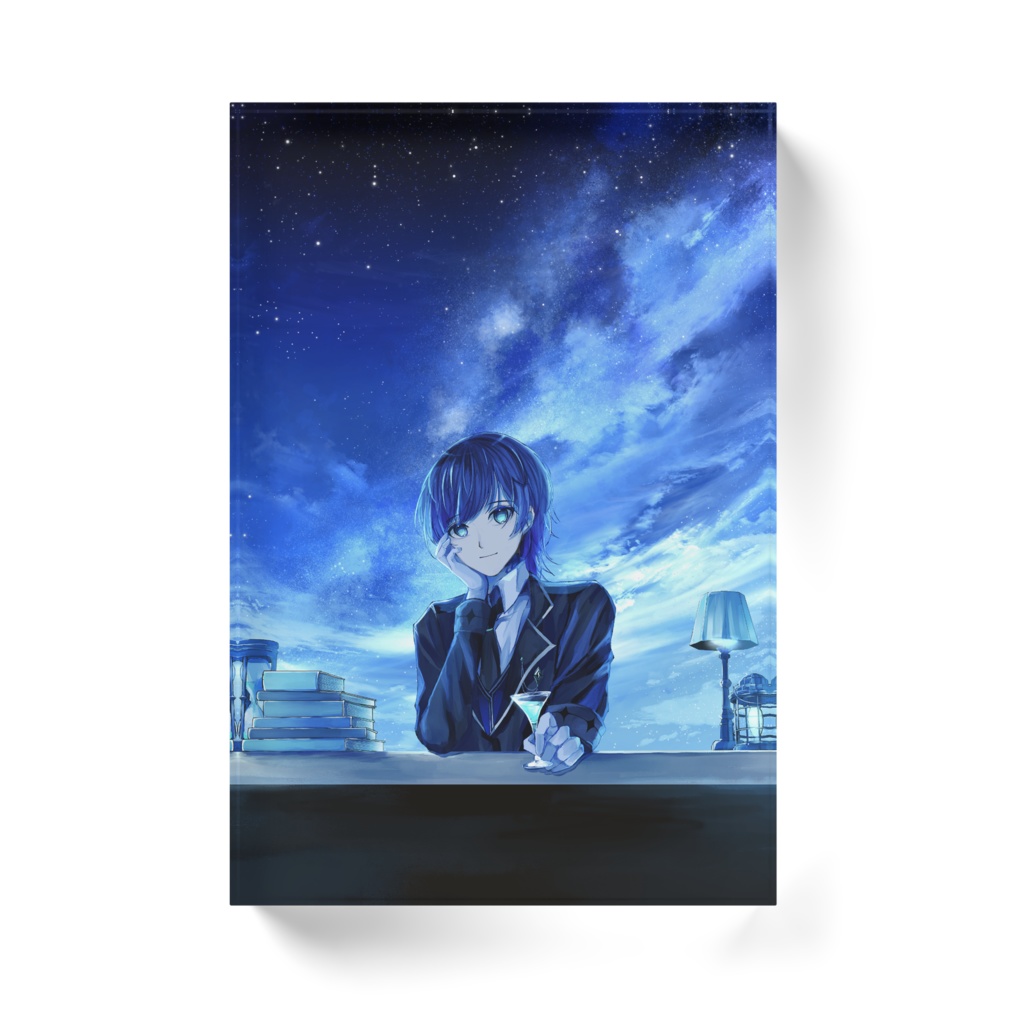 『雷鳴が導くままに』表紙アクリルブロック