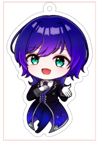 受注生産【通常アクキー】鳴神月れいめい　SD　75×100mm