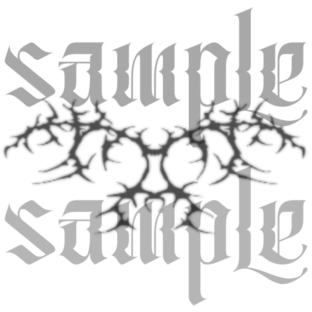 【全アバター汎用】Cyber Sigilism Tattoo【Texture】