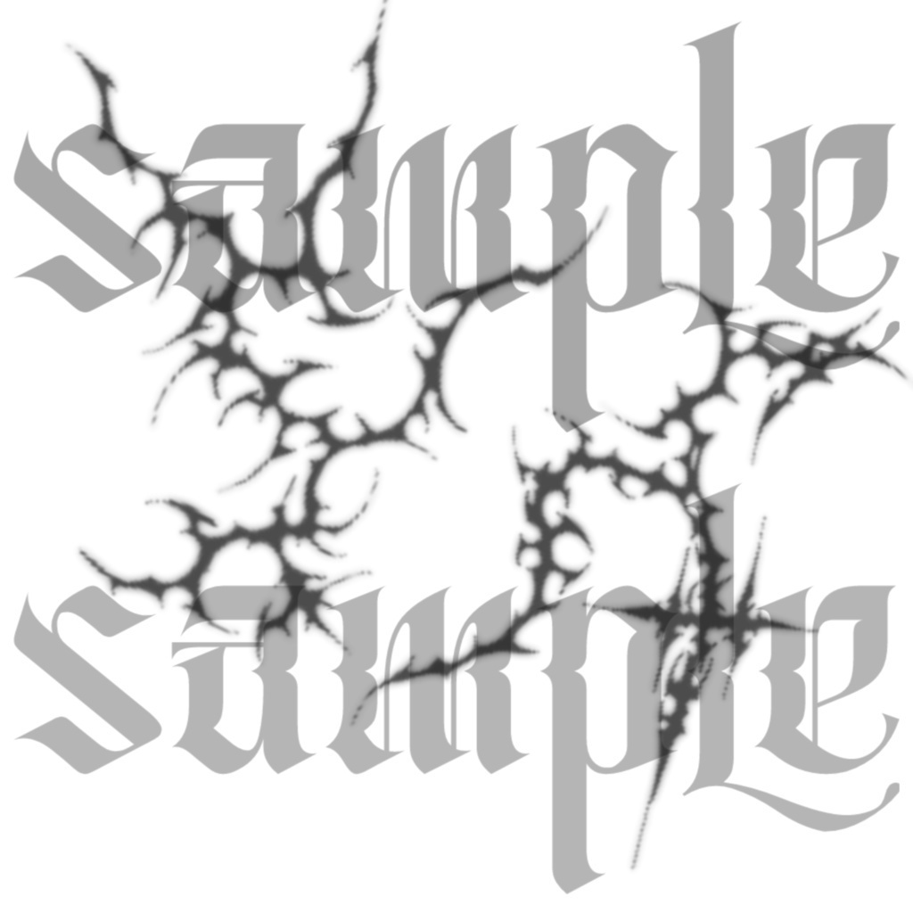 【全アバター汎用】Cyber Sigilism Tattoo【Texture】