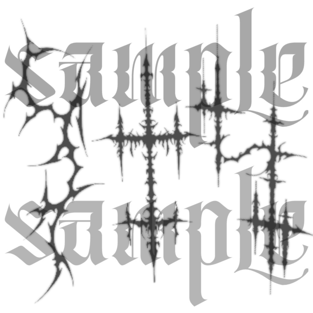 【全アバター汎用】Cyber Sigilism Tattoo【Texture】