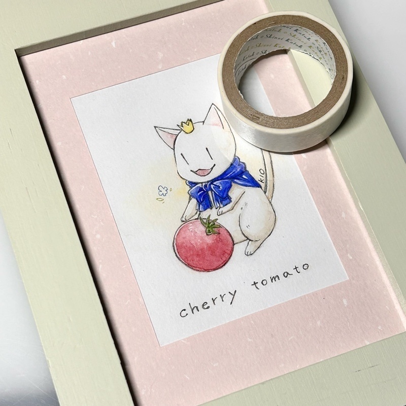 おべんとATC／プチトマト・しろにゃん