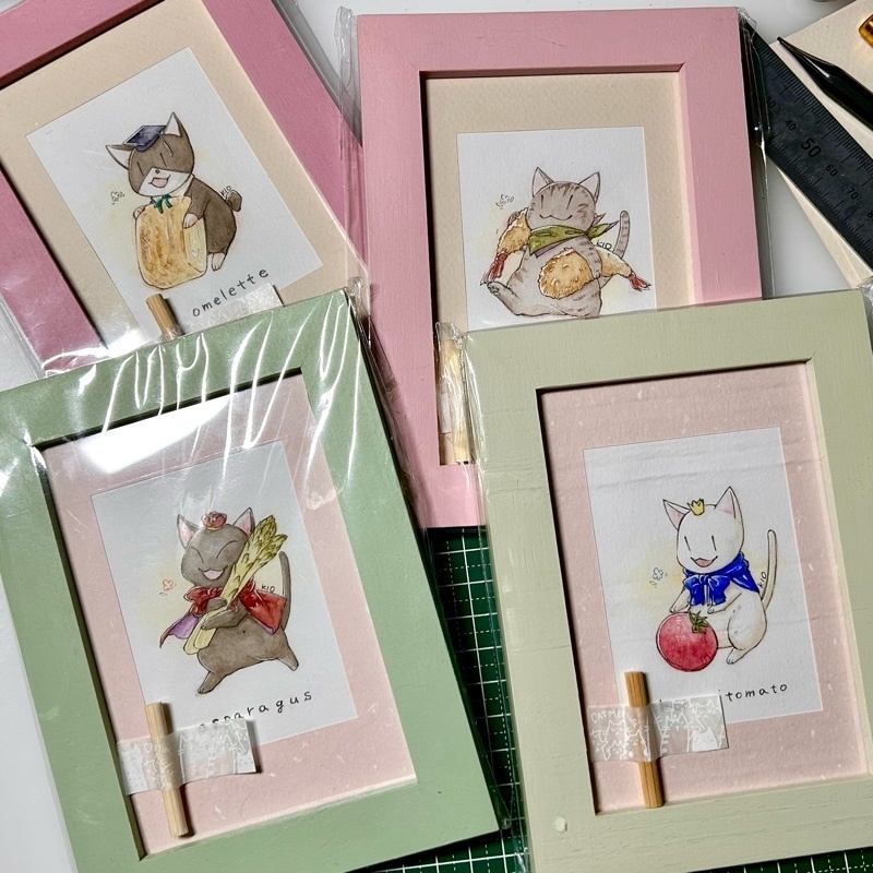 おべんとATC/玉子焼き・ハチワレさん