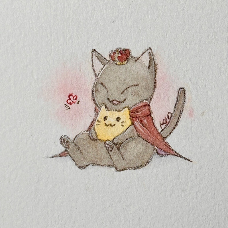 くろにゃん&にゃんぷっぷーミニ原画