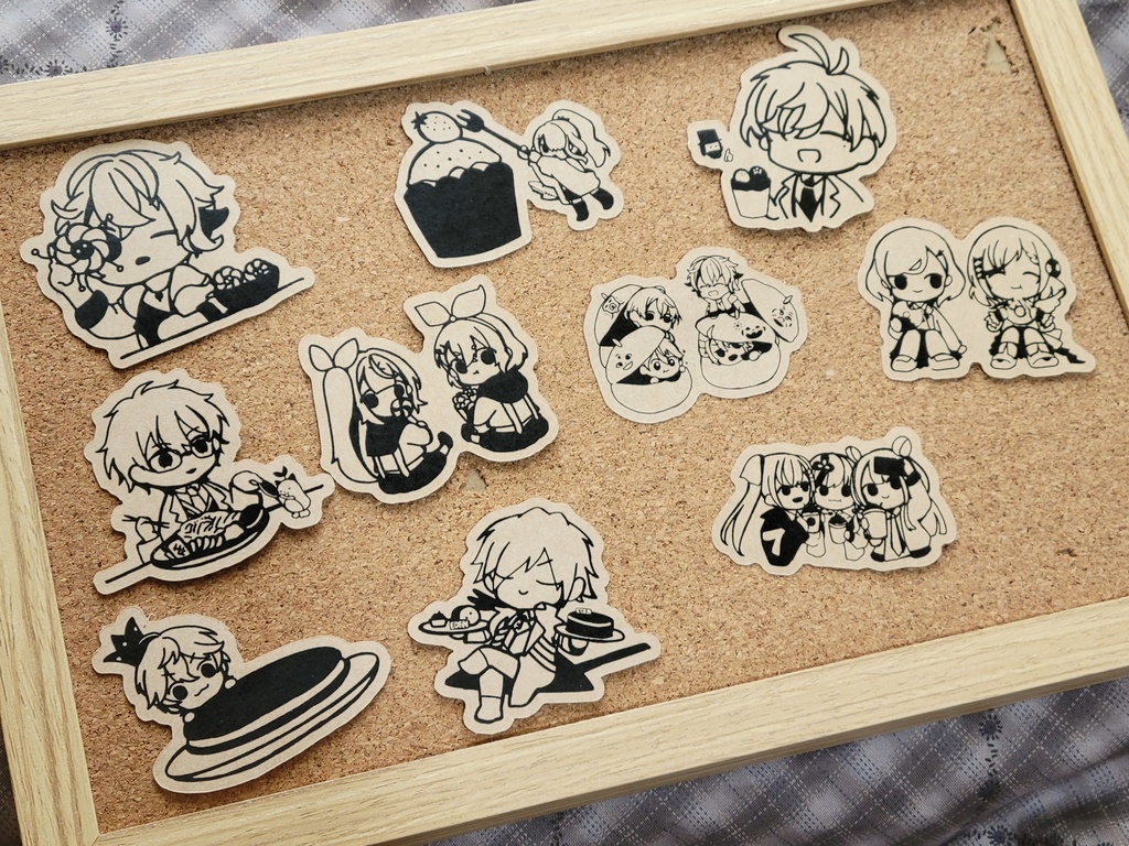 にじさんじ×スイーツ　シール10点セット