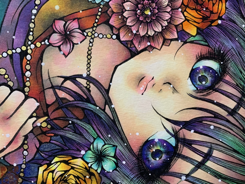 【原画・キャンバス】夢から覚めないⅠ