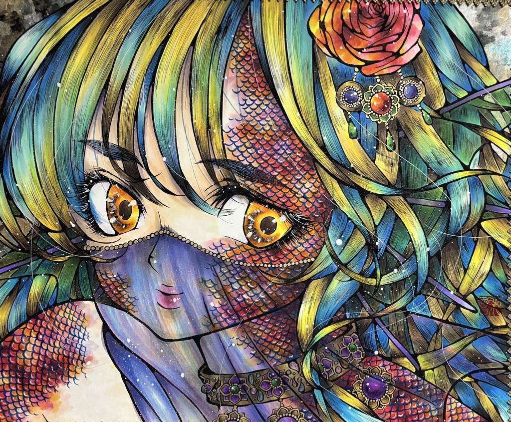 【原画タペストリー】深海よりⅠ