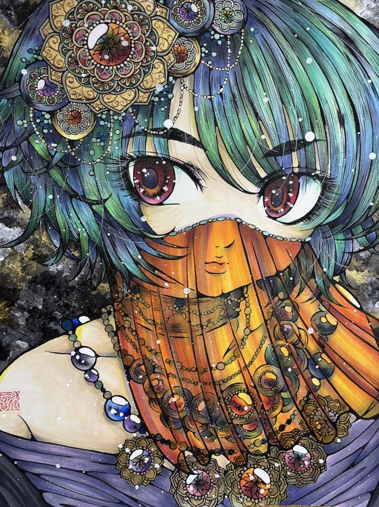 【原画タペストリー】オオベッコウバチ