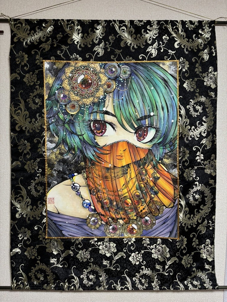 【原画タペストリー】オオベッコウバチ