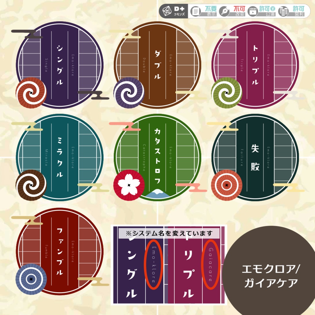 【動くapng】和風カットイン【ココフォリア/TRPG】