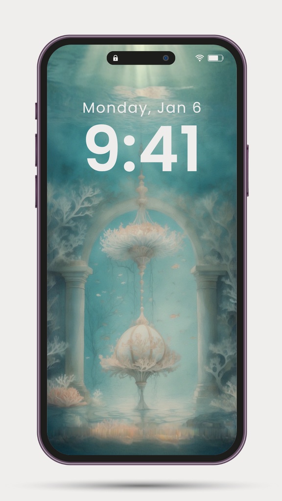 《やさしい灯りの壁紙》|Gentle Lights – Wallpaper Set