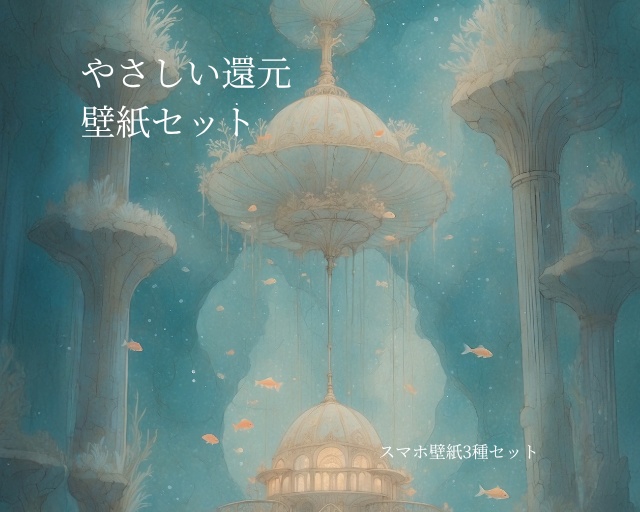 《やさしい還元》スマホ壁紙セット(3サイズ) “Gentle Reclamation” Smartphone Wallpaper Set (3 Sizes)
