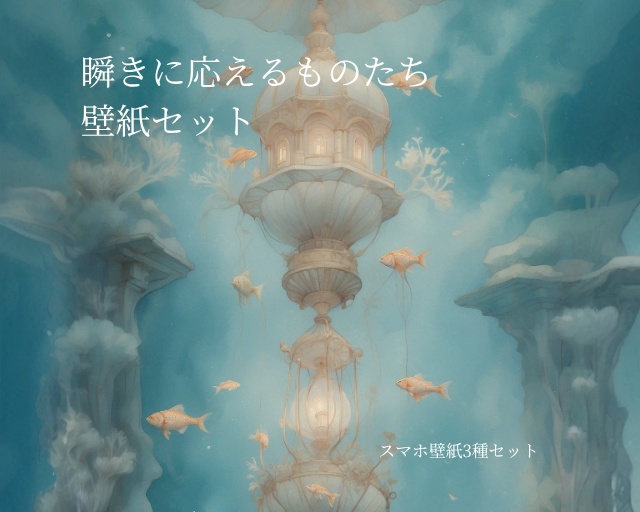 《瞬きに応えるものたち》スマホ壁紙セット(3サイズ) “Those Who Answer the Flicker” Smartphone Wallpaper Set (3 Sizes)