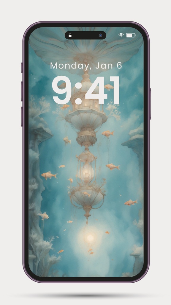 《瞬きに応えるものたち》スマホ壁紙セット(3サイズ) “Those Who Answer the Flicker” Smartphone Wallpaper Set (3 Sizes)