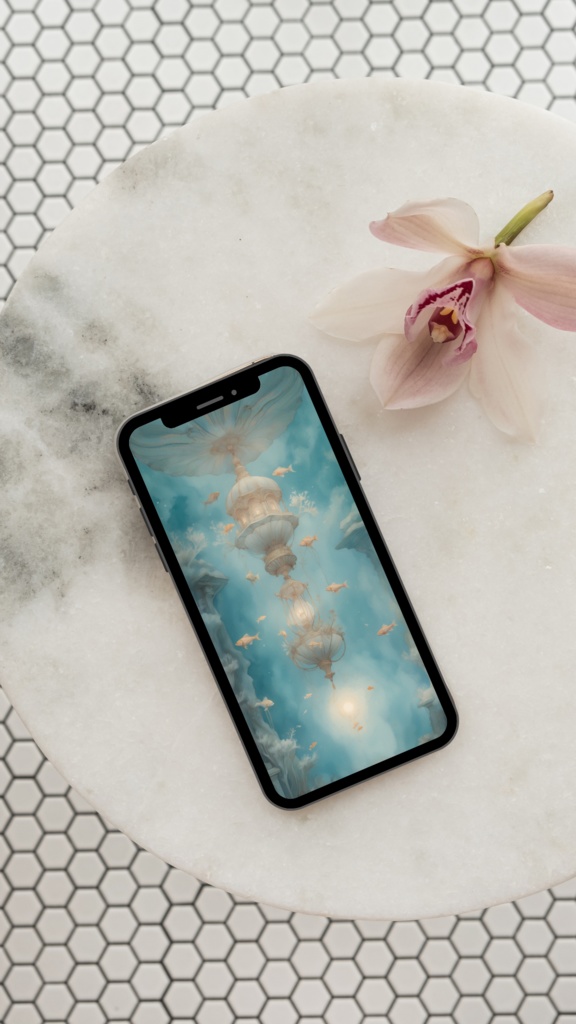 《瞬きに応えるものたち》スマホ壁紙セット(3サイズ) “Those Who Answer the Flicker” Smartphone Wallpaper Set (3 Sizes)