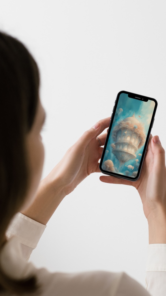 《漂う繁茂の観測室》スマホ壁紙セット(3サイズ) “Drifting Observatory of Bloom” Smartphone Wallpaper Set (3 Sizes)