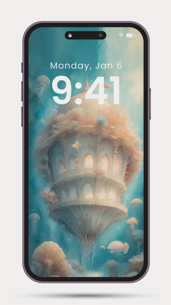 《漂う繁茂の観測室》スマホ壁紙セット(3サイズ) “Drifting Observatory of Bloom” Smartphone Wallpaper Set (3 Sizes)