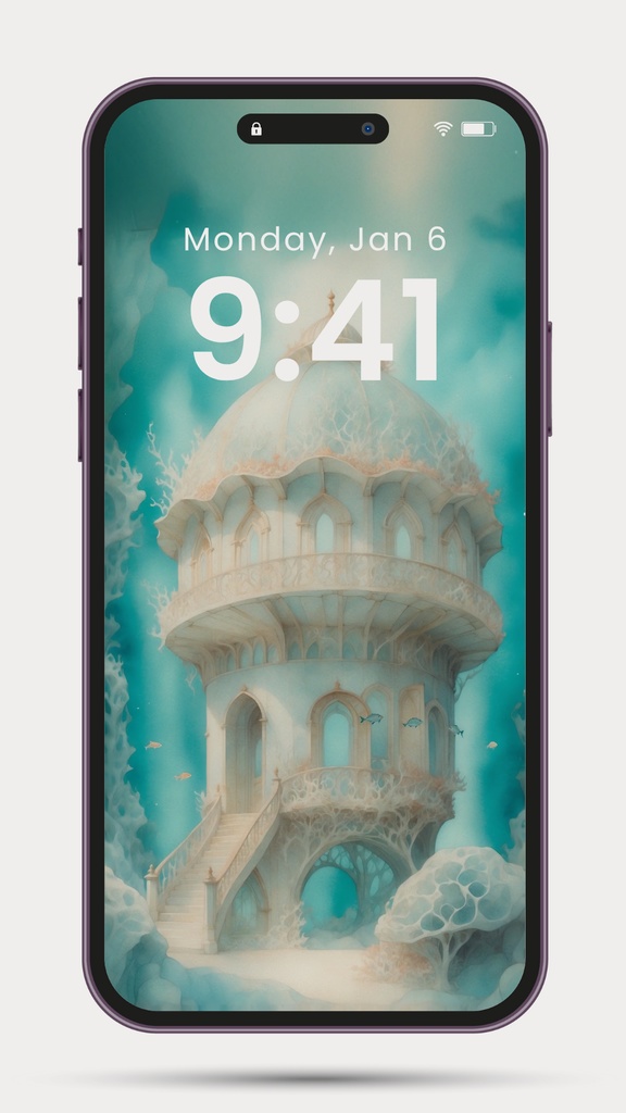 《繊糸のバルコニー》スマホ壁紙セット(3サイズ) “The Balcony of Fine Threads” Smartphone Wallpaper Set (3 Sizes)