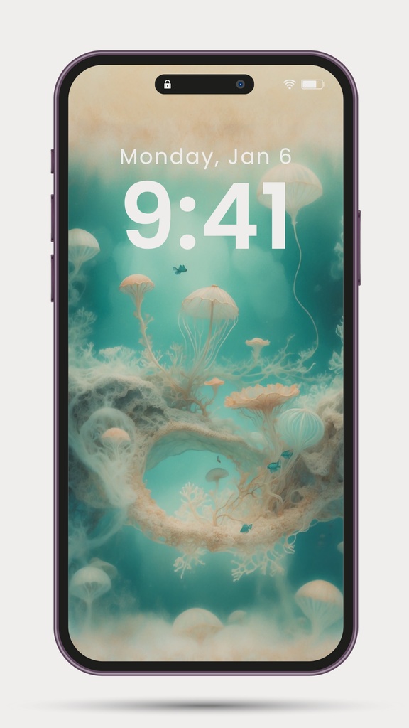 《浮遊する聖域|The Floating Sanctuary》スマホ壁紙セット(3サイズ) “The Floating Sanctuary” Smartphone Wallpaper Set (3 Sizes)