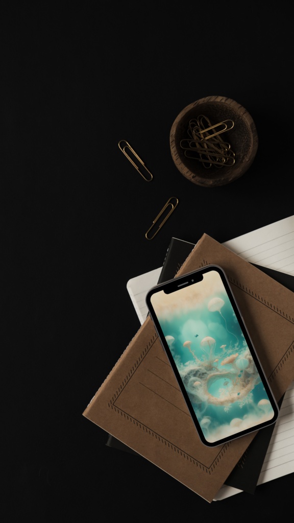 《浮遊する聖域|The Floating Sanctuary》スマホ壁紙セット(3サイズ) “The Floating Sanctuary” Smartphone Wallpaper Set (3 Sizes)