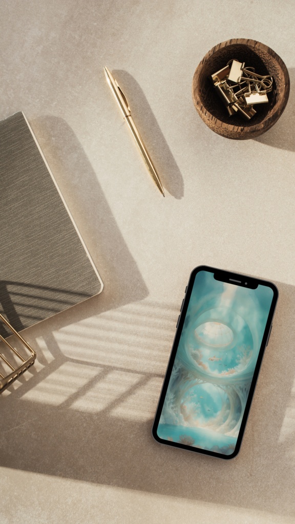 《回遊のドーム》スマホ壁紙セット(3サイズ) “The Roaming Dome” Smartphone Wallpaper Set (3 Sizes)