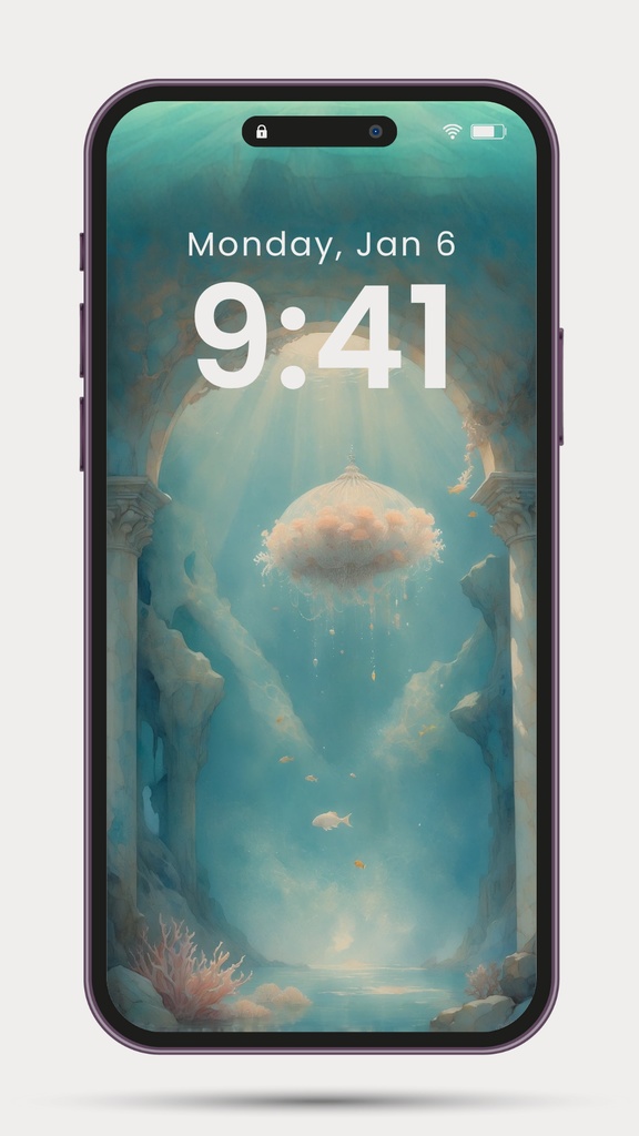 《静かに息づくもの》スマホ壁紙セット(3サイズ) “What Breathes in Silence” Smartphone Wallpaper Set (3 Sizes)