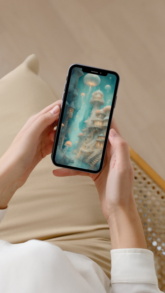 《ネレイアの祝祭》スマホ壁紙セット(3サイズ) “Festival of Nereia” Smartphone Wallpaper Set (3 Sizes)