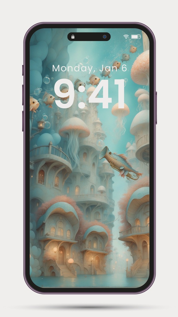 《祝祭のガーランド》スマホ壁紙セット(3サイズ) “Festival Garland” Smartphone Wallpaper Set (3 Sizes)