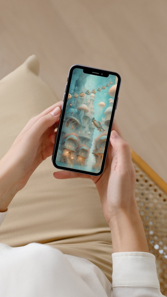 《祝祭のガーランド》スマホ壁紙セット(3サイズ) “Festival Garland” Smartphone Wallpaper Set (3 Sizes)