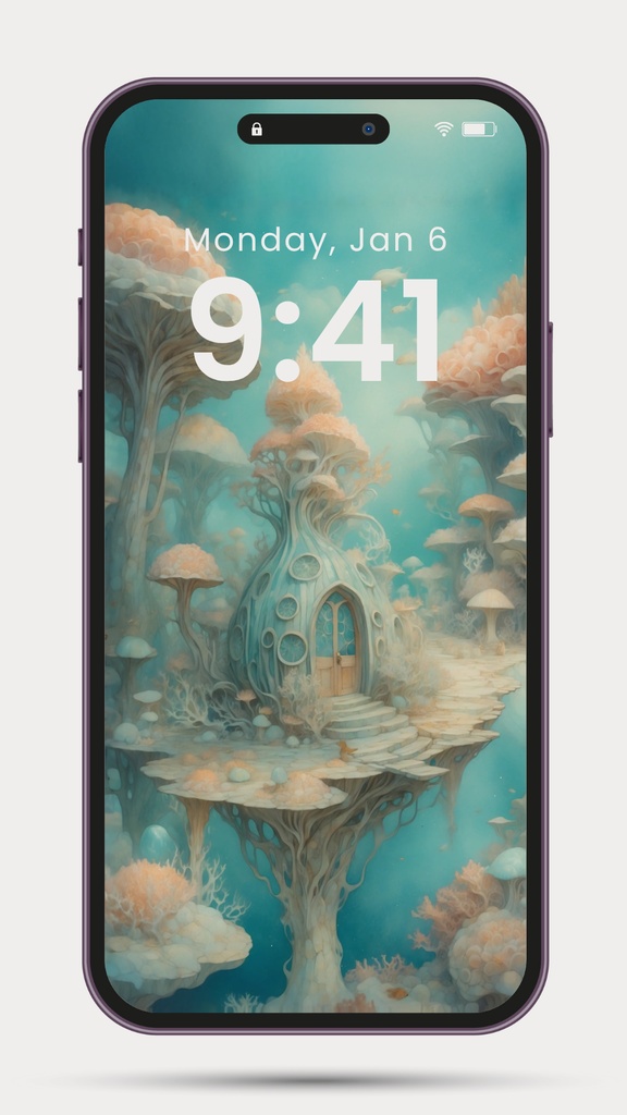 《Aqua Utopia: 静寂に息づく建築群》スマホ壁紙セット(3サイズ) “Aqua Utopia: The Architecture that Breathes in Silence” Smartphone Wallpaper Set (3 Sizes)