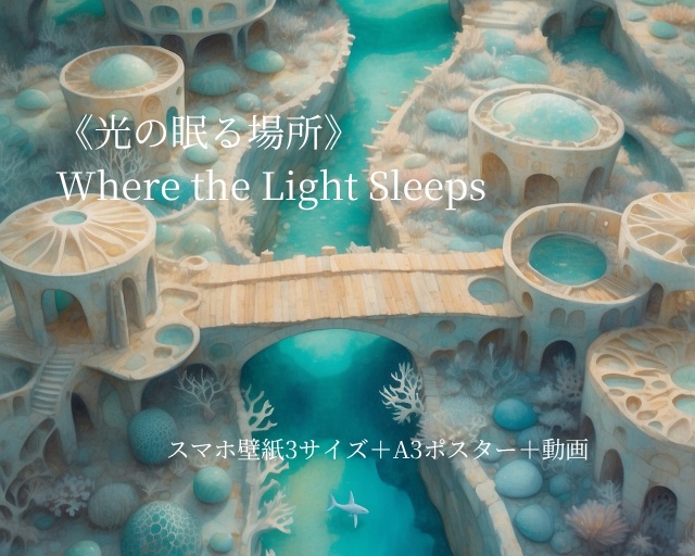《光の眠る場所》ポスター&壁紙+motionセット “Where the Light Sleeps” Poster & Wallpaper + Motion Set