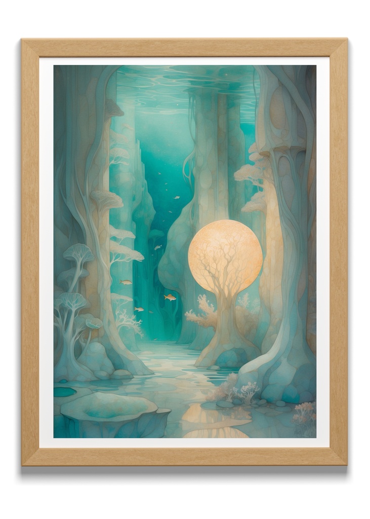 《月藻の谷》ポスター&壁紙+motionセット “Valley of the Moon Algae” Poster & Wallpaper + Motion Set