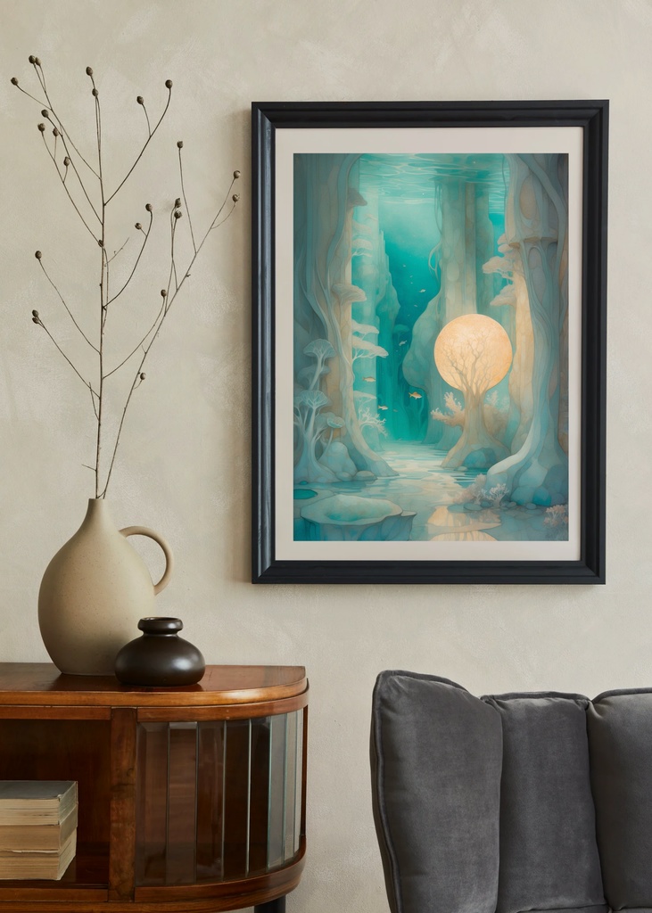 《月藻の谷》ポスター&壁紙+motionセット “Valley of the Moon Algae” Poster & Wallpaper + Motion Set