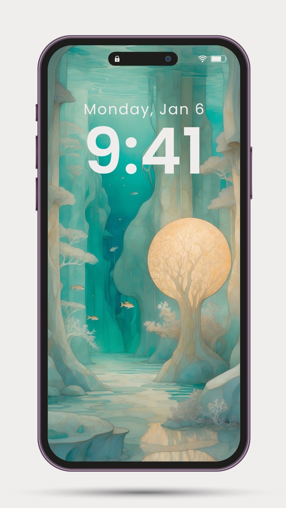 《月藻の谷》ポスター&壁紙+motionセット “Valley of the Moon Algae” Poster & Wallpaper + Motion Set