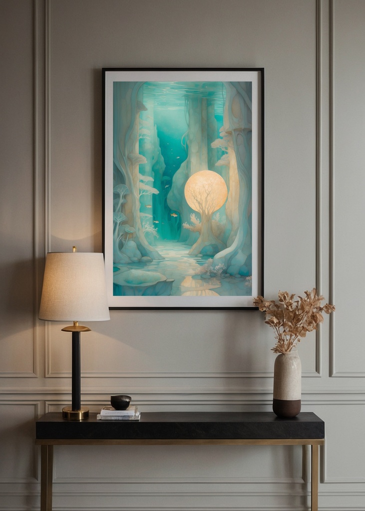 《月藻の谷》ポスター&壁紙+motionセット “Valley of the Moon Algae” Poster & Wallpaper + Motion Set