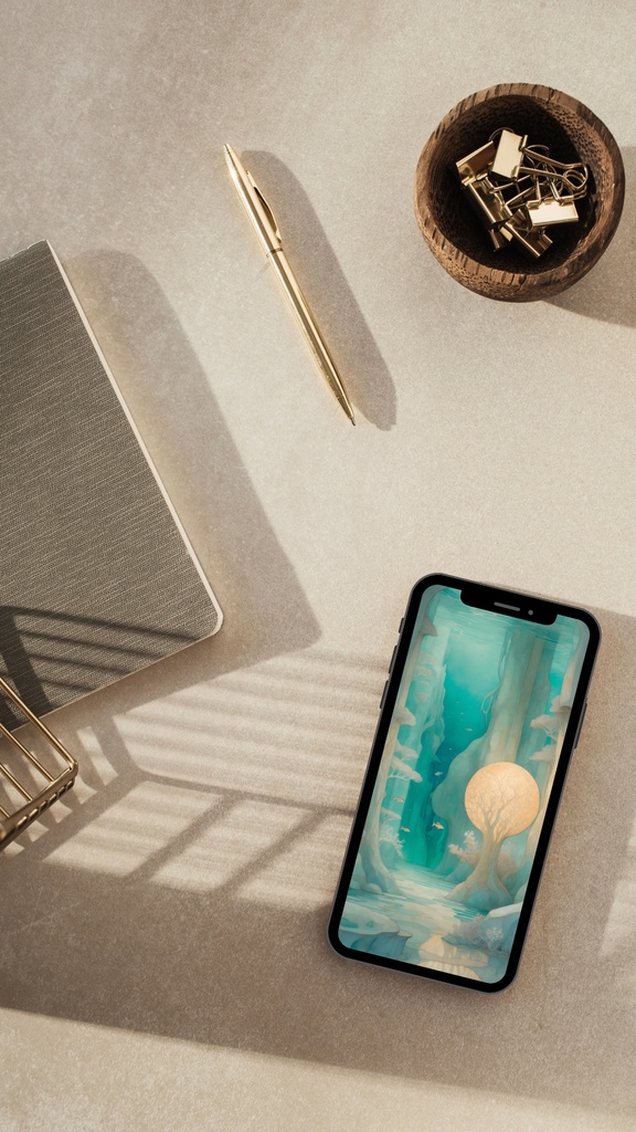 《月藻の谷》ポスター&壁紙+motionセット “Valley of the Moon Algae” Poster & Wallpaper + Motion Set