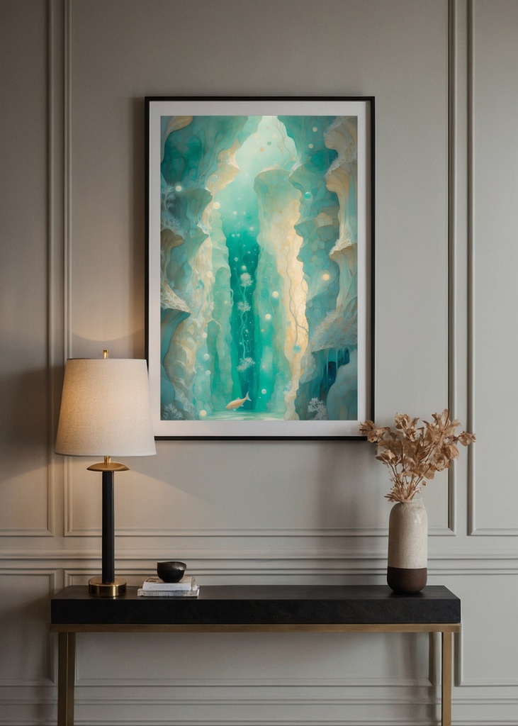 《月藻の回廊》ポスター&壁紙+motionセット “Corridor of Moon Algae” Poster & Wallpaper + Motion Set