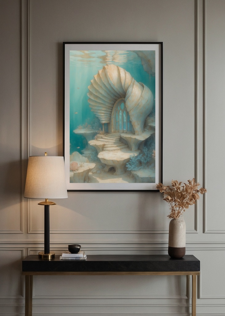 《貝殻の門へつづく水底階段》ポスター&壁紙+motionセット “The Shell Gate Beneath the Water” Poster & Wallpaper + Motion Set