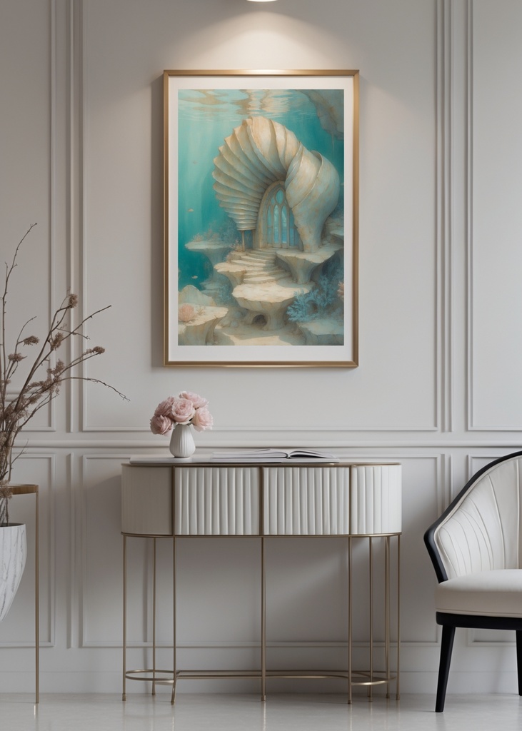 《貝殻の門へつづく水底階段》ポスター&壁紙+motionセット “The Shell Gate Beneath the Water” Poster & Wallpaper + Motion Set